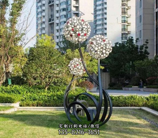 不銹鋼蒲公英創意公園景觀小品 （5）