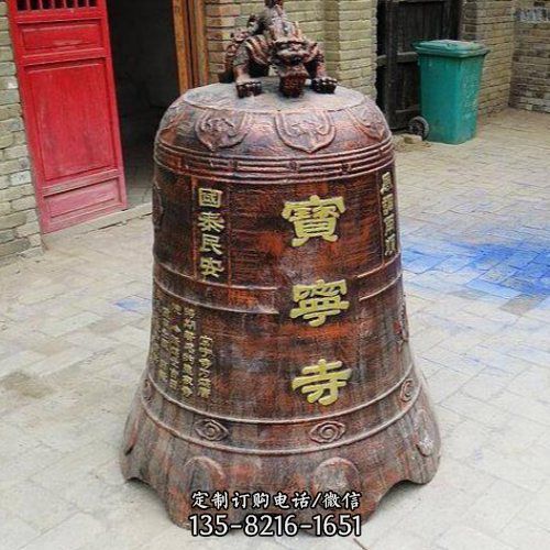 寺廟仿古文物銅鐘雕塑（1）