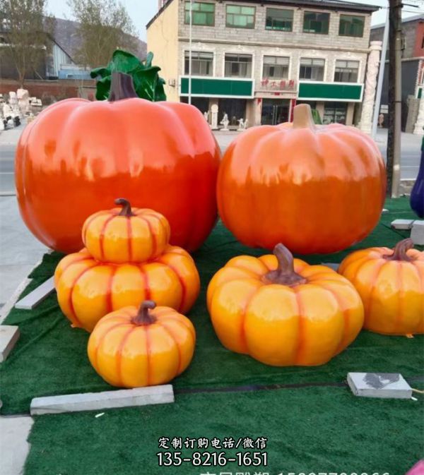 園林美陳裝飾品擺件水果蔬菜玻璃鋼農作物雕塑（2）