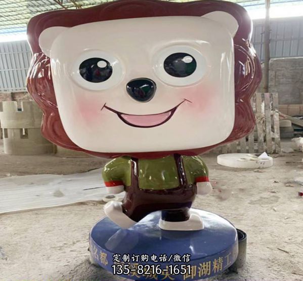 樓盤開業卡通人物形象卡通雕塑 （4）