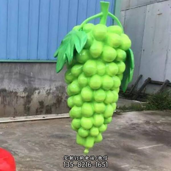 種植標識地標雕像 玻璃鋼仿真水果葡萄雕塑（3）