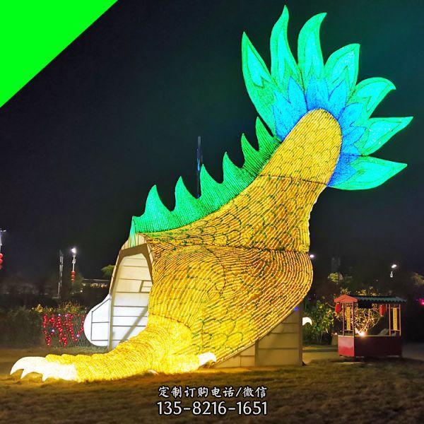 景區廣場擺放燈光動物城市亮化景觀雕塑 （6）
