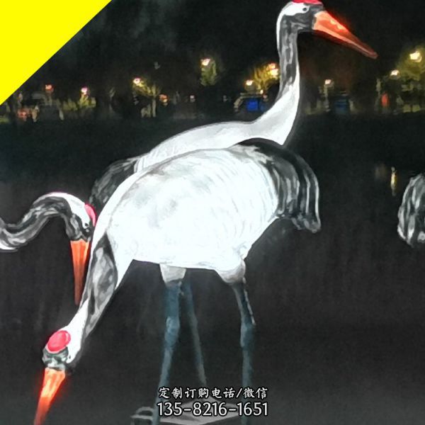 景區廣場擺放燈光動物城市亮化景觀雕塑 （5）