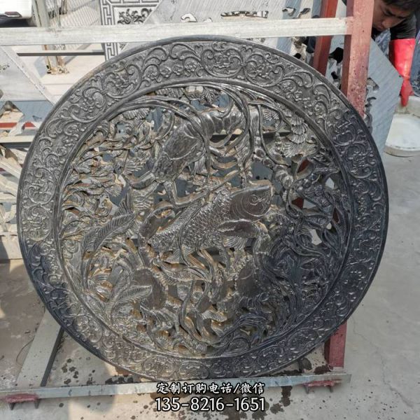 青石石雕創(chuàng)意壁畫雕塑