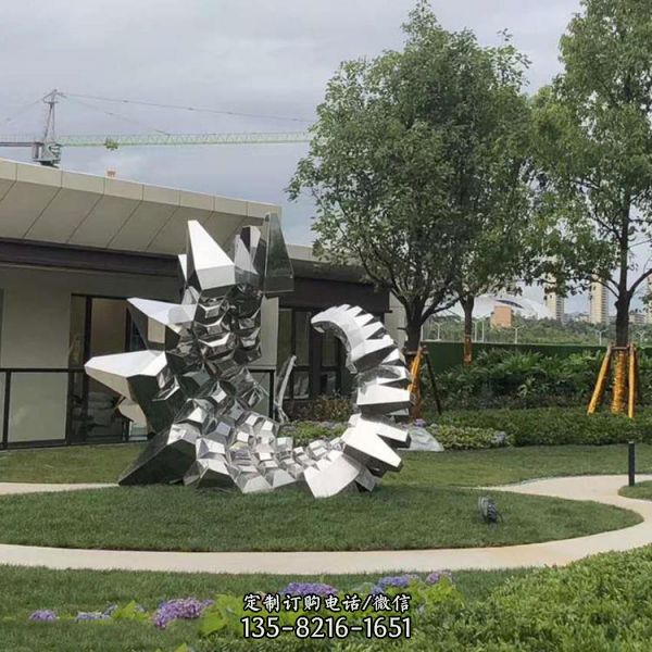 廣場大型不銹鋼抽象園林景觀工藝品擺件（2）