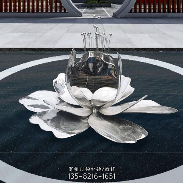 大型公共場所不銹鋼造型藝術動物植物景觀雕塑擺件（4）