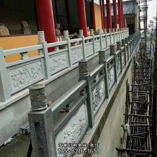 戶外河道大理石石雕圍欄