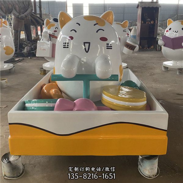 商場擺放玻璃鋼卡通公仔小品雕塑（5）