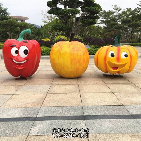 玻璃鋼仿真水果小品公園景觀果蔬擺件（2）