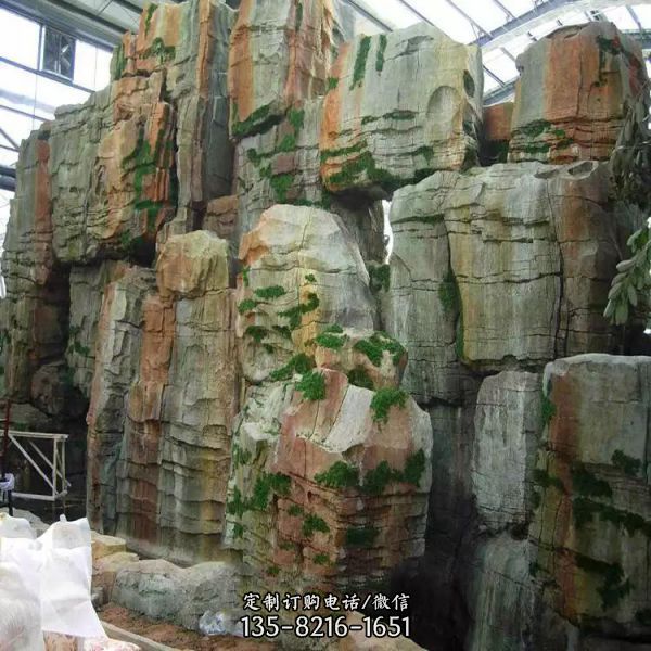 公園小區(qū)造景千層石假山自然石假山（2）