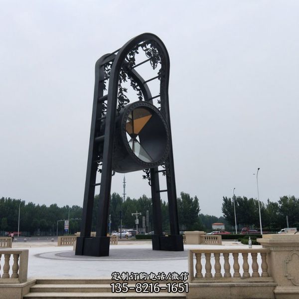 異形不銹鋼創意城市標志景觀雕塑（2）