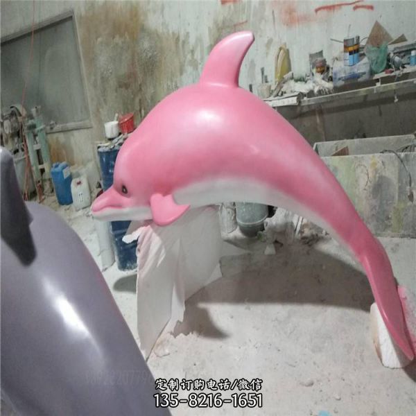 游樂場(chǎng)玻璃鋼卡通彩繪動(dòng)物擺件雕塑（4）