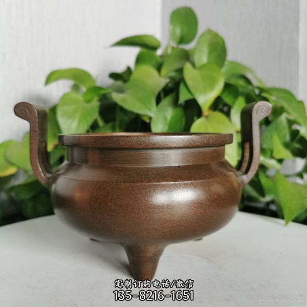 家用創意玻璃鋼仿銅鼎
