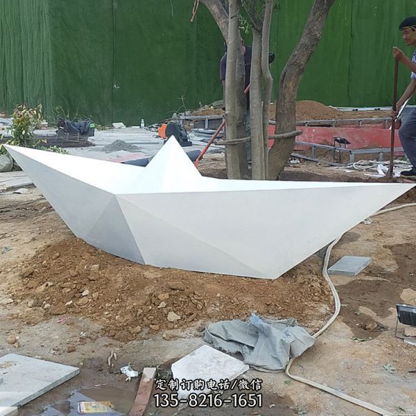 不銹鋼書簡雕塑造型景觀園林小品 （4）