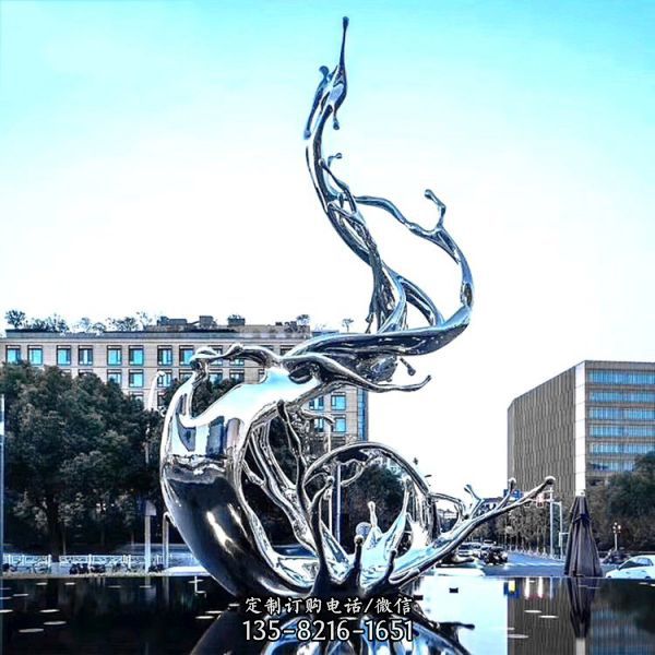 大型城市抽象藝術鏤空創意景觀雕塑擺件（2）