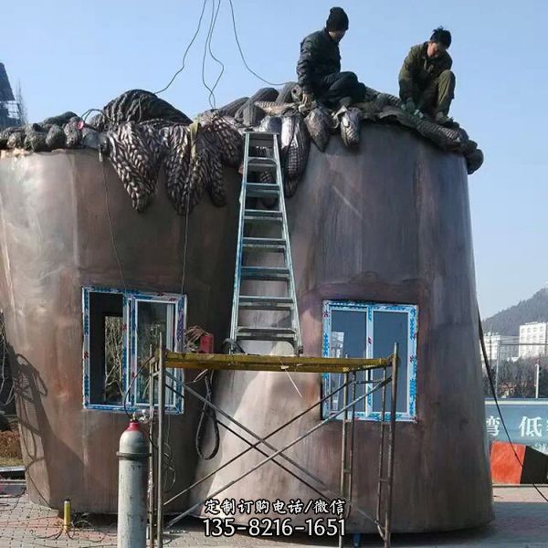 大型景觀鑄銅廠家 游樂(lè)園情景人物雕塑（1）