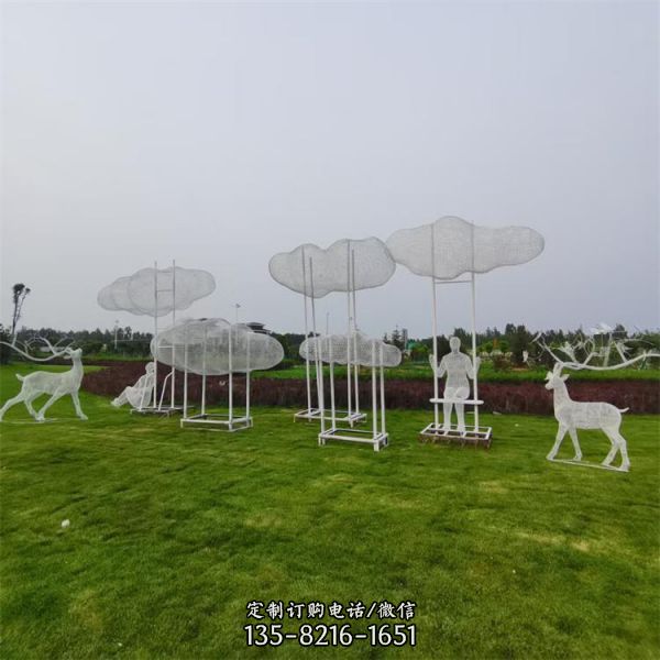 廣場(chǎng)大型景觀系列不銹鋼雕塑（1）