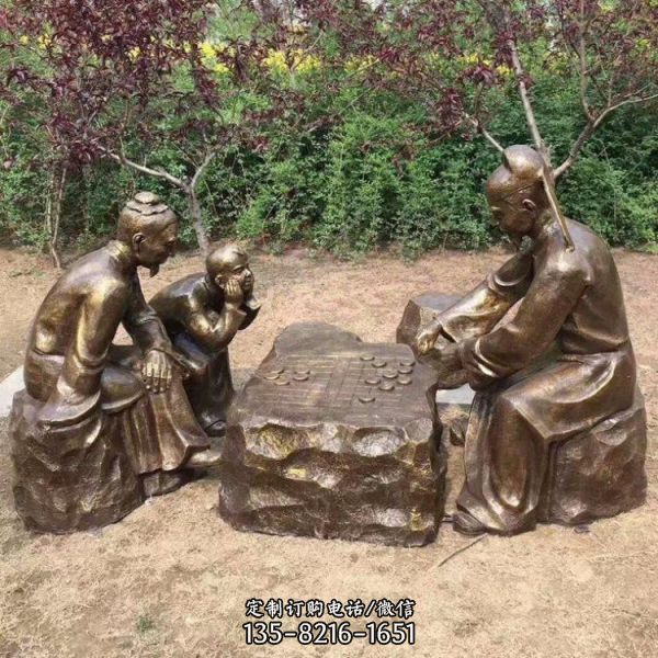 廣場鑄銅民俗人物景觀擺件雕塑（4）