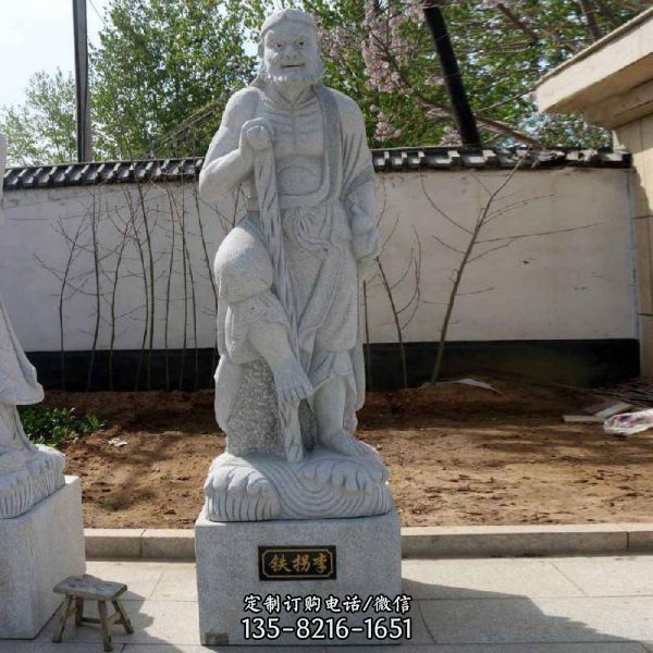 花崗巖八仙過海雕像寺院廟宇雕塑（3）