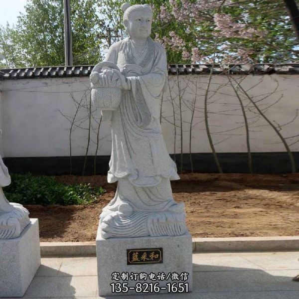 花崗巖八仙過海雕像寺院廟宇雕塑（4）