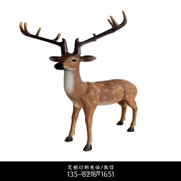 玻璃鋼動物雕塑廣場美陳（1）