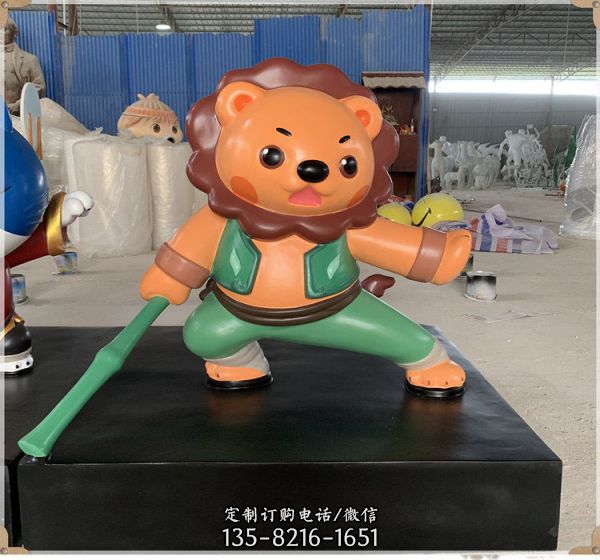 幼兒園卡通 玻璃鋼校園卡通公仔雕塑（2）