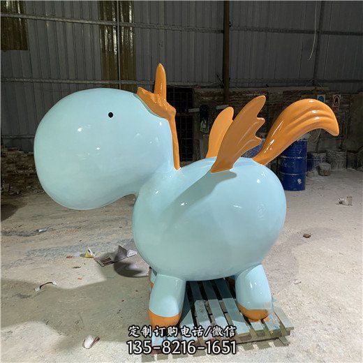 玻璃鋼卡通公仔幼兒園創意景觀雕塑（2）