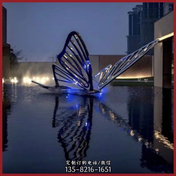 城市景點雕塑 學(xué)校不銹鋼抽象創(chuàng)意景觀雕塑（1）