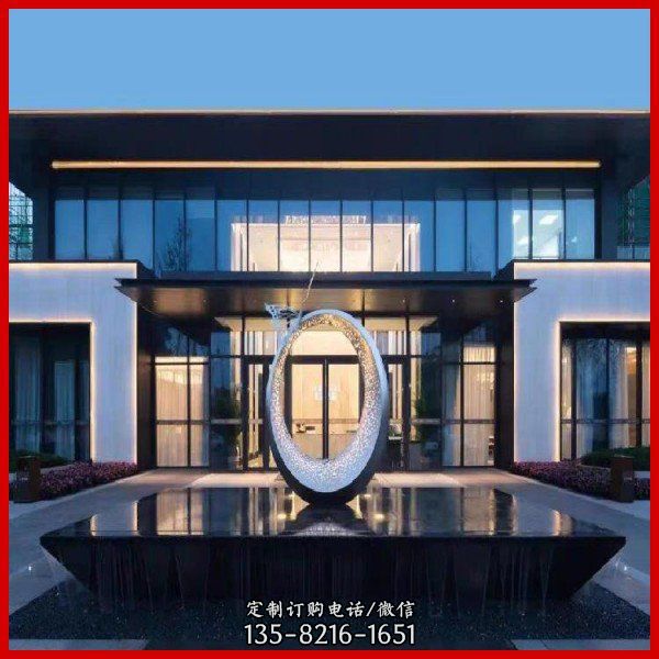 城市景點雕塑 學(xué)校不銹鋼抽象創(chuàng)意景觀雕塑（5）