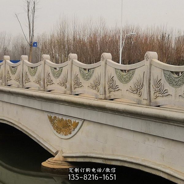 公園廣場大理石石雕園林 欄桿欄板雕塑（3）