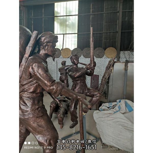 人物情景主題  民俗銅雕園林景觀人物雕塑（2）