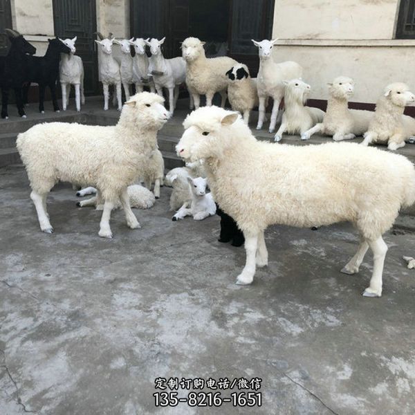 景區游樂場裝飾玻璃鋼仿真動物雕塑小品（1）