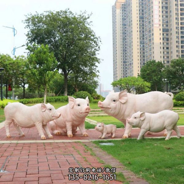 景區游樂場裝飾玻璃鋼仿真動物雕塑小品（3）