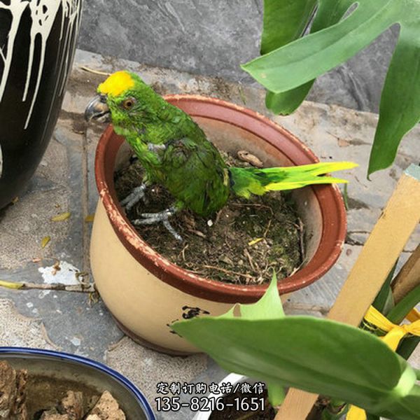 景區游樂場裝飾玻璃鋼仿真動物雕塑小品（8）