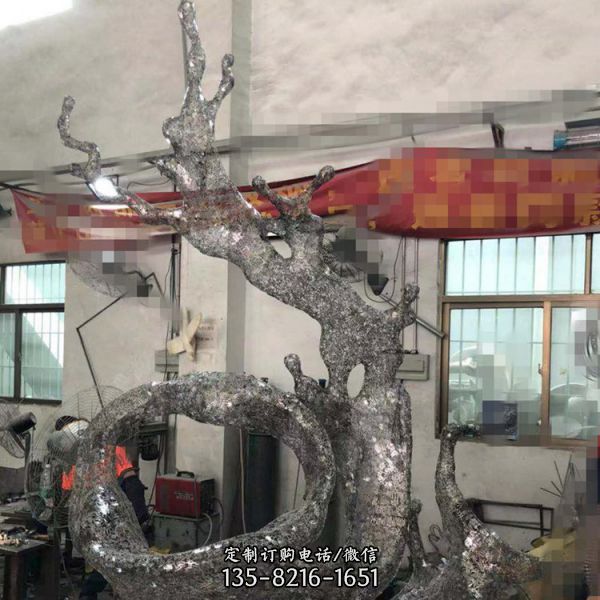 戶外廣場不銹鋼創(chuàng)意海浪浪花雕塑