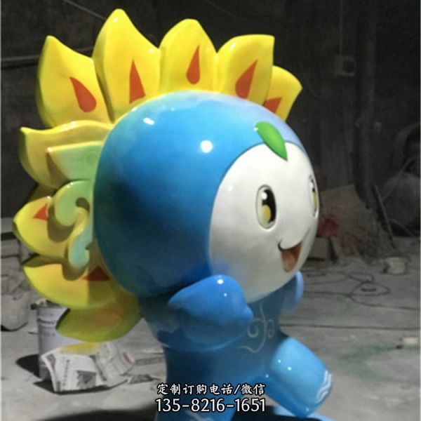 卡通玩偶玻璃鋼戶外園林景觀創意景觀擺件