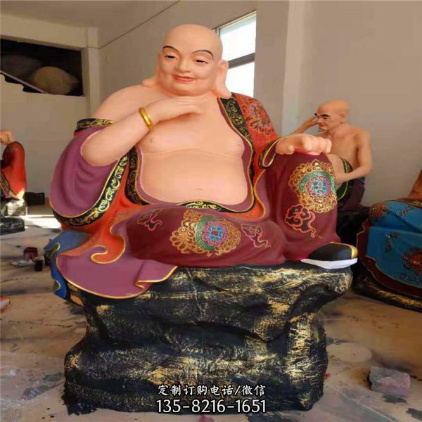 寺院擺放樹脂十八羅漢佛像擺件（3）