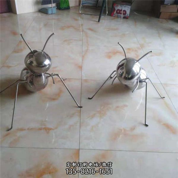 抽象不銹鋼動物景觀雕塑（4）