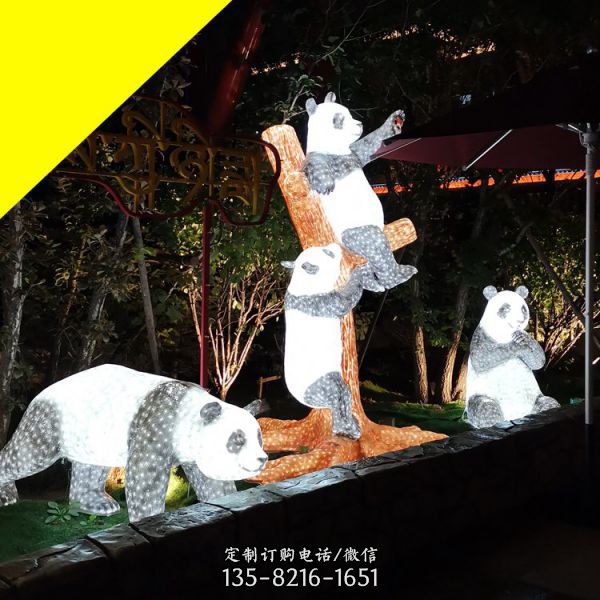 戶外廣場發光創意鏤空鐵藝工藝品景觀雕塑（5）
