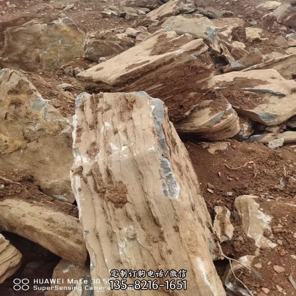 細紋多層原石天然造景假山石（4）