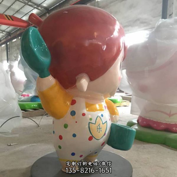 玻璃鋼卡通商場(chǎng)店鋪美陳擺件