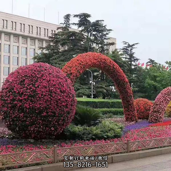 景觀裝飾花柱花球雕塑（3）