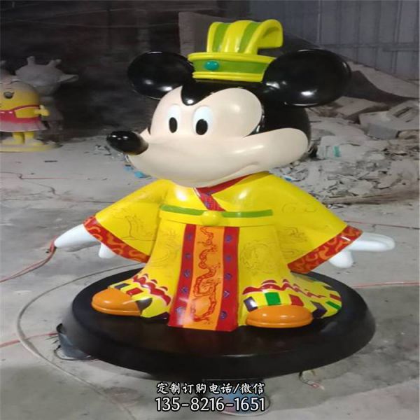 玻璃鋼卡通戶外景區彩繪創意動物景觀雕塑（3）
