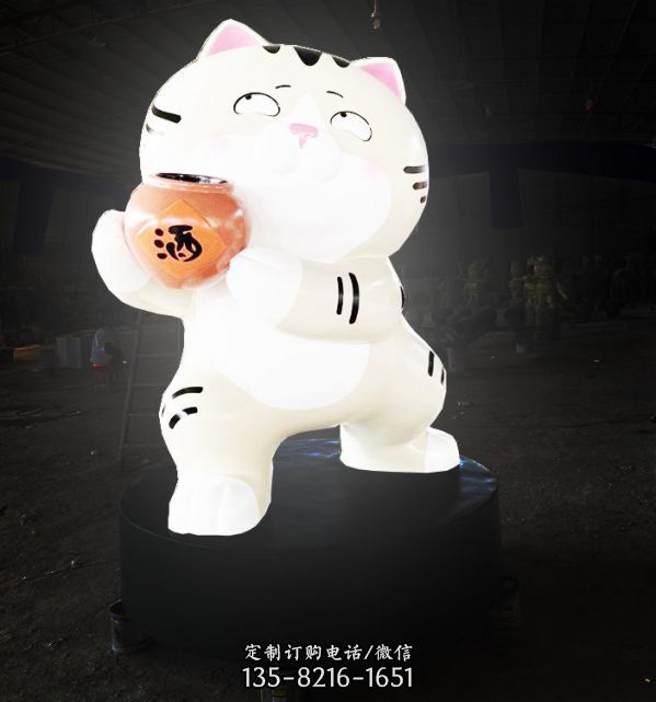 內發光擺件透光雕塑戶外園林景觀動物雕塑
