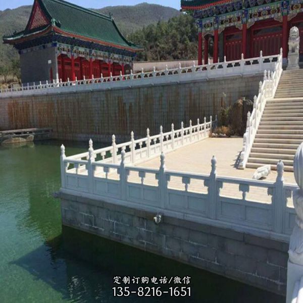 大理石石欄桿 仿古石雕欄板戶外大型景觀（1）