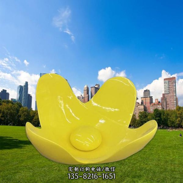 園林花朵玻璃鋼抽象景觀戶外大型擺件