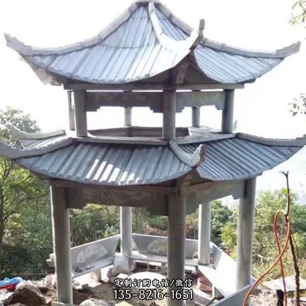 大理石石亭子造型獨特（5）