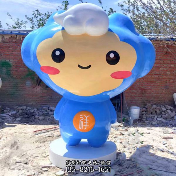 幼兒園玻璃鋼彩繪卡通人物雕塑擺件 （3）