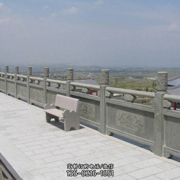 仿古戶外故宮園林景觀大理石石雕欄桿欄板雕塑（3）