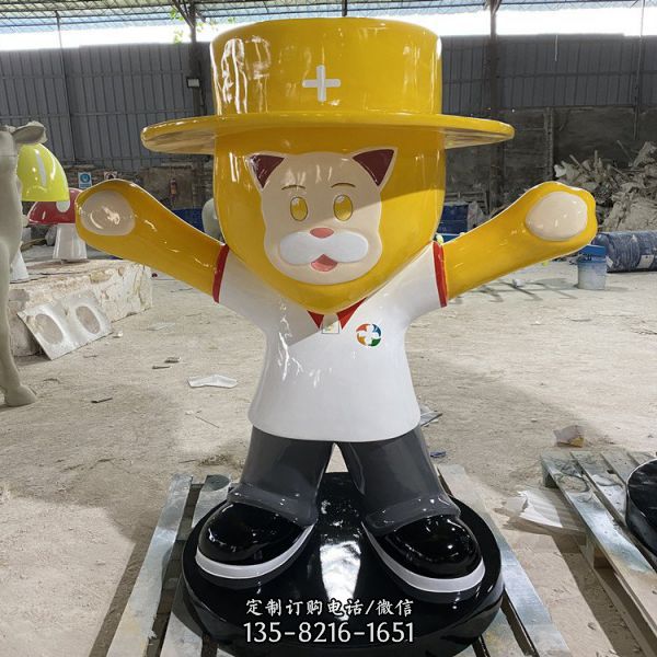 游樂(lè)場(chǎng)玻璃鋼卡通人物公仔景觀雕塑（2）